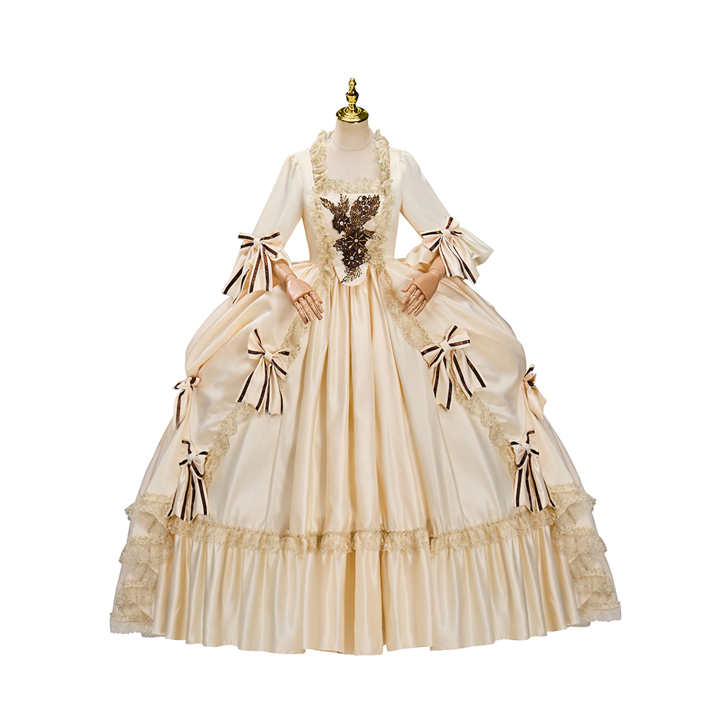 Badminton Victory - Rococo Marie Antoinette Queen Dress 1770s