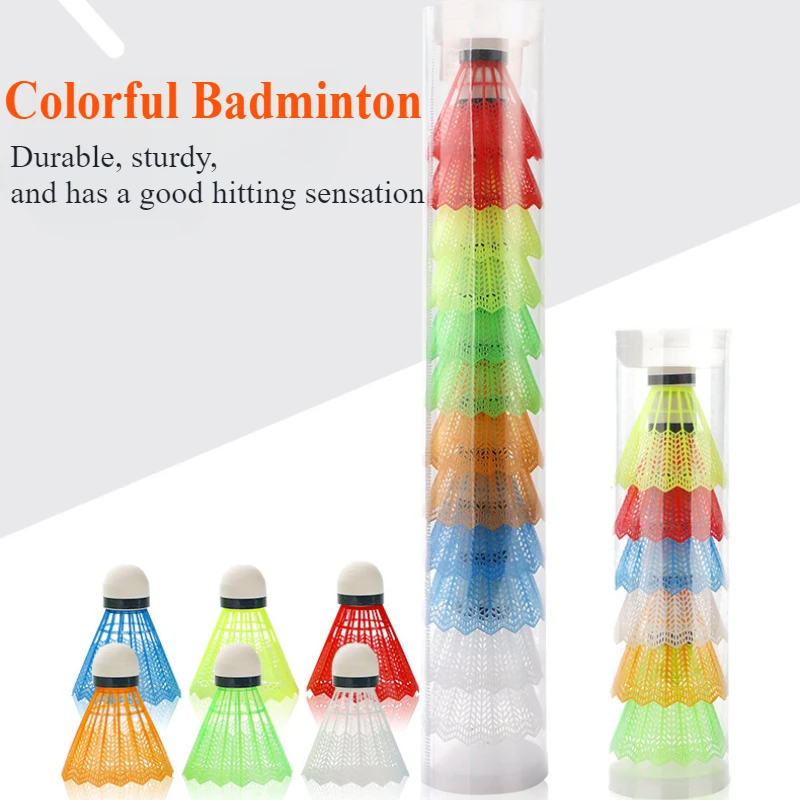 Badminton League - 12 Pcs/Set Colorful Shuttlecocks Badminton Foam