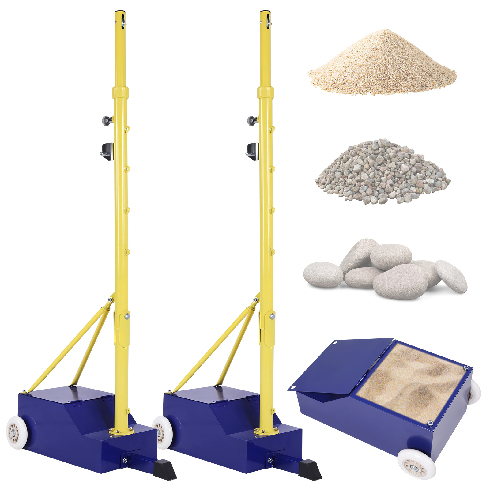 Volleyball Poles Heavy Duty Ba - Badminton Badminton 리뷰 및 가격