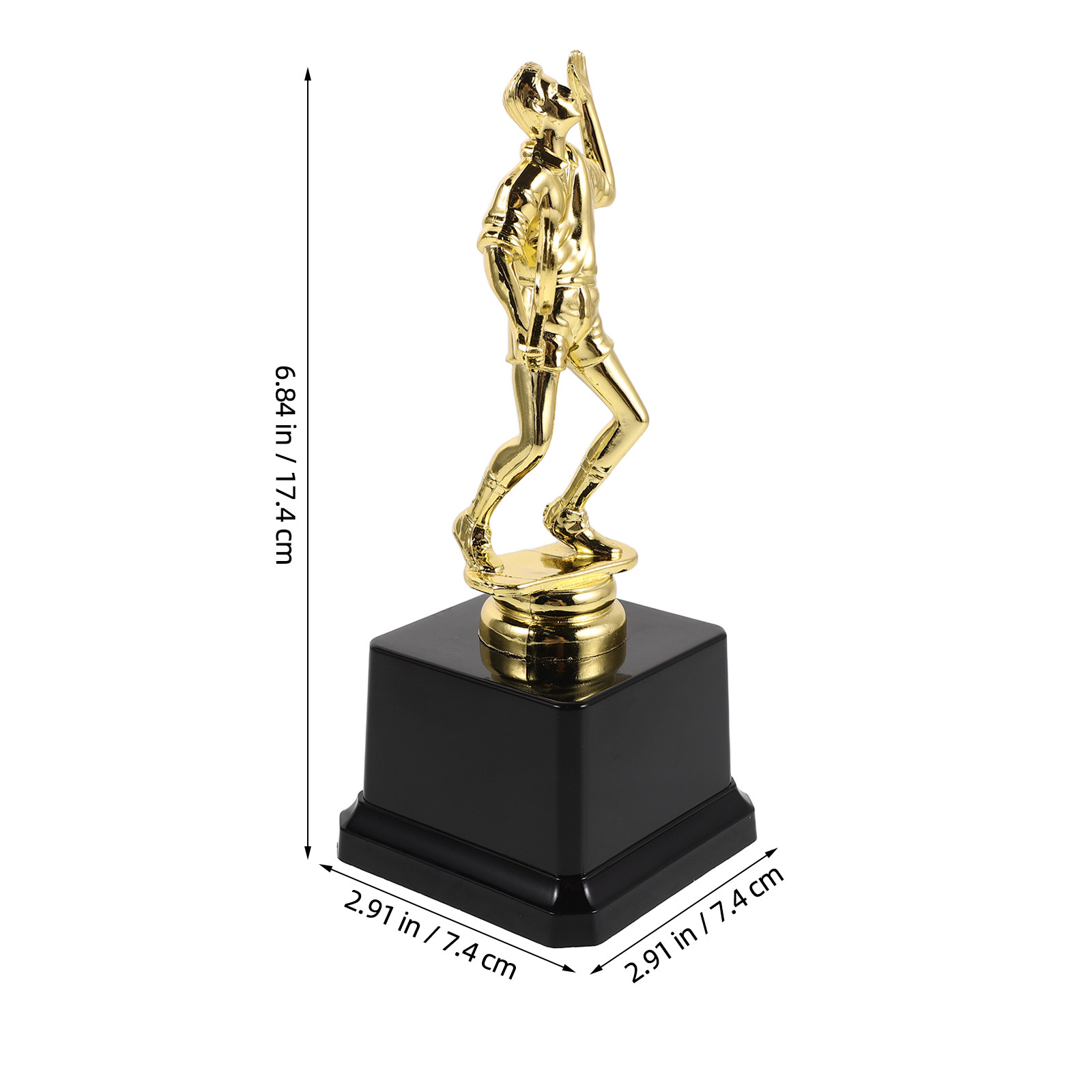 Gold Plastic Sports Trophy 7 A - Badminton Victory 리뷰 및 가격