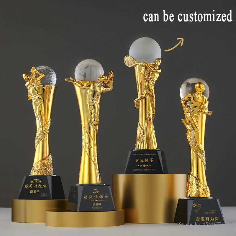 Customized Resin Trophy For Vo - Badminton Europe 리뷰 및 가격
