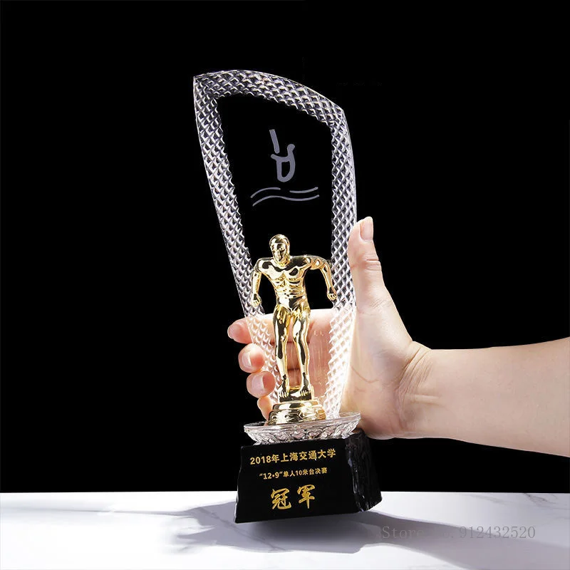 Customized Crystal Trophy Trop - Badminton Europe 리뷰 및 가격