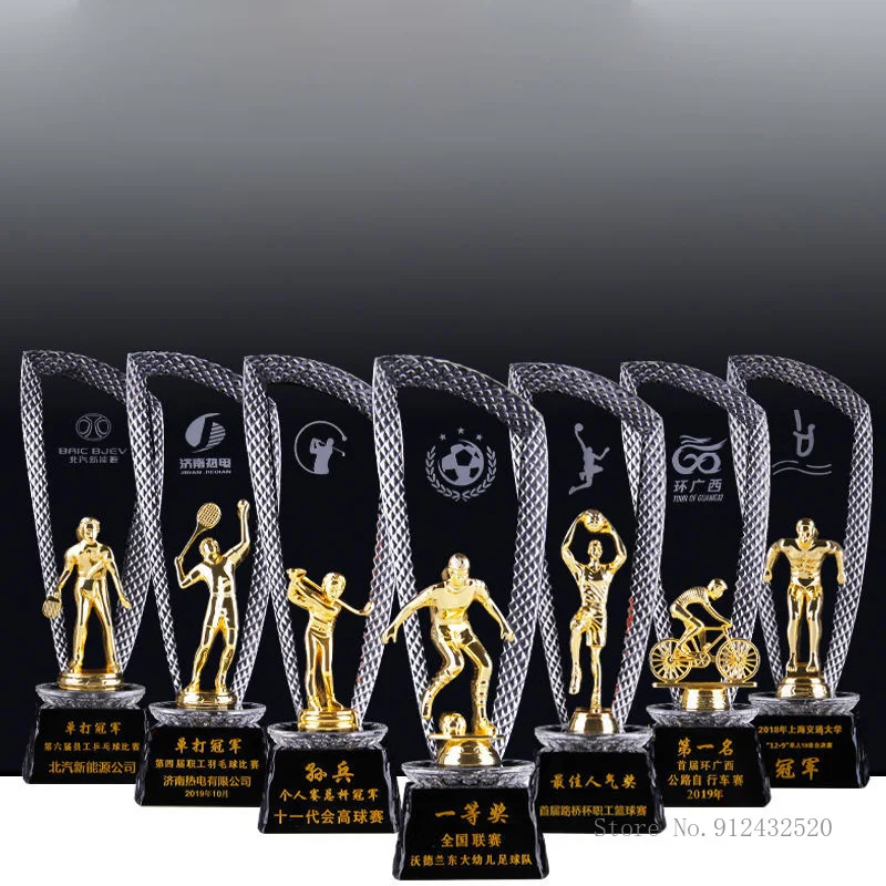 Customized Crystal Trophy Trop - Badminton Europe 리뷰 및 가격