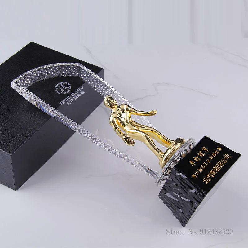 Customized Crystal Trophy Trop - Badminton Europe 리뷰 및 가격