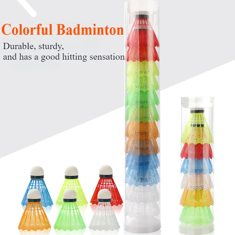 12 Pcs/Set Colorful Shuttlecoc - Badminton League 리뷰 및 가격